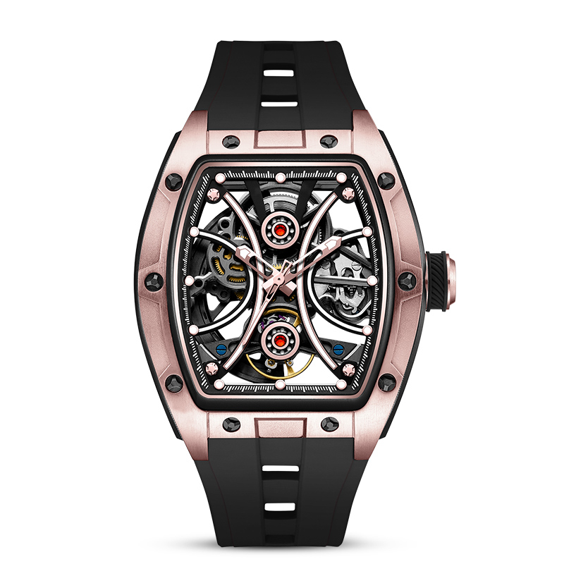 ALDEN ROYSTON SKELETON DESIGN AUTOMATIC WATCH