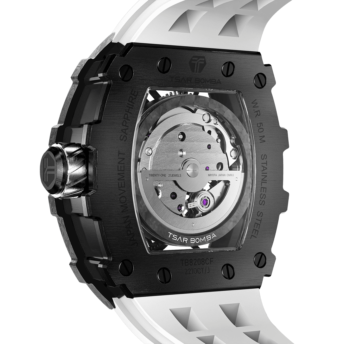 Luxury Carbon Fiber Automatic Watch: Durable, Stylish, Precise Self-Winding Timepiece