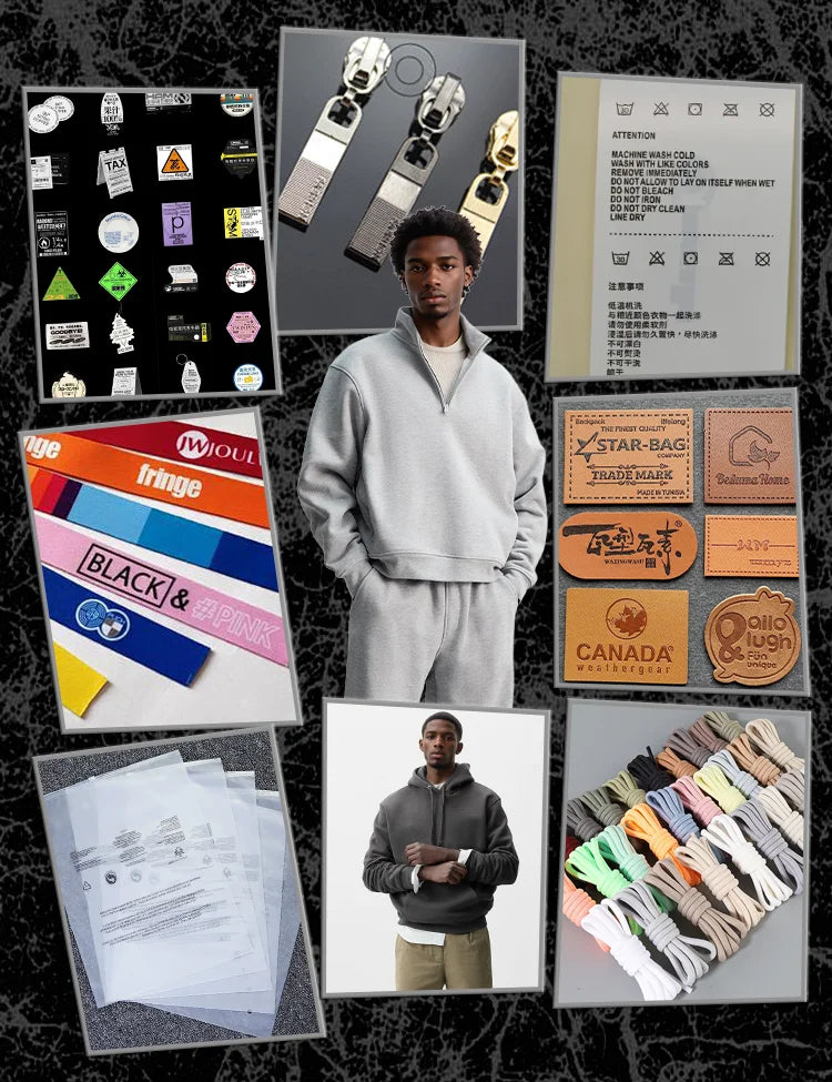 OEM Custom Men' Sets Sportwear Lightweight Zipper 100% Nylon Casual Outerwear Set Tracksuit for Men