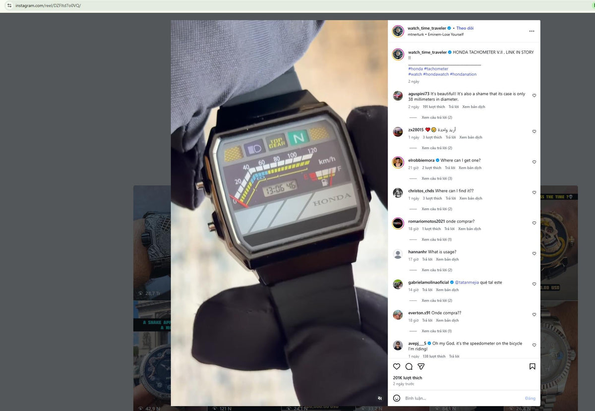 H*nda Watch Version II (The discount is valid until November 1)