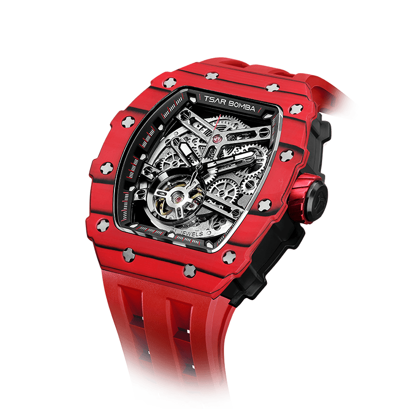 Luxury Carbon Fiber Automatic Watch: Durable, Stylish, Precise Self-Winding Timepiece