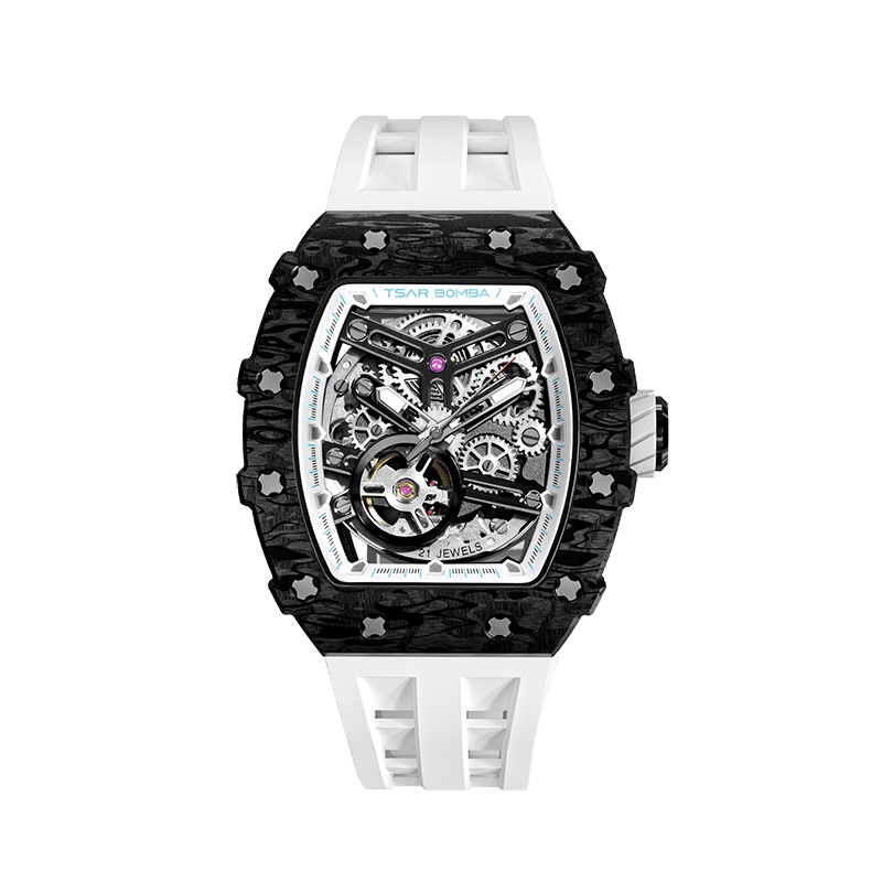 Luxury Carbon Fiber Automatic Watch: Durable, Stylish, Precise Self-Winding Timepiece