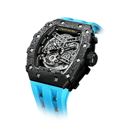 Luxury Carbon Fiber Automatic Watch: Durable, Stylish, Precise Self-Winding Timepiece