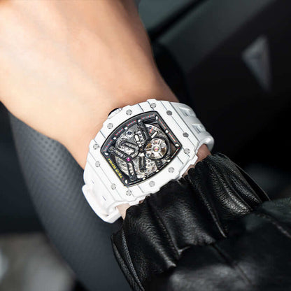 Luxury Carbon Fiber Automatic Watch: Durable, Stylish, Precise Self-Winding Timepiece