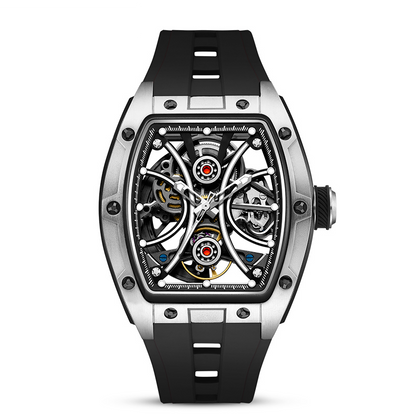 ALDEN ROYSTON SKELETON DESIGN AUTOMATIC WATCH