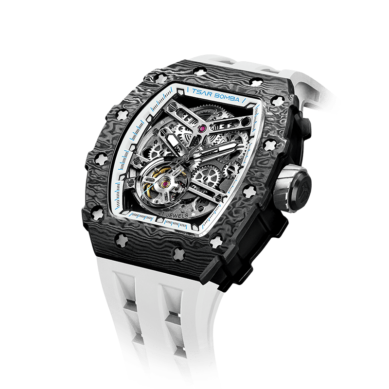Luxury Carbon Fiber Automatic Watch: Durable, Stylish, Precise Self-Winding Timepiece