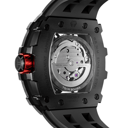 Luxury Carbon Fiber Automatic Watch: Durable, Stylish, Precise Self-Winding Timepiece