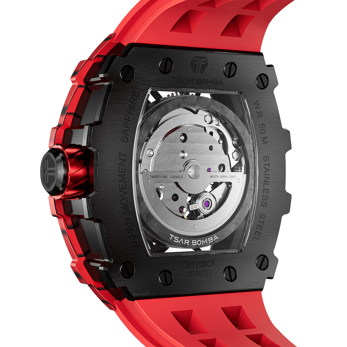 Luxury Carbon Fiber Automatic Watch: Durable, Stylish, Precise Self-Winding Timepiece