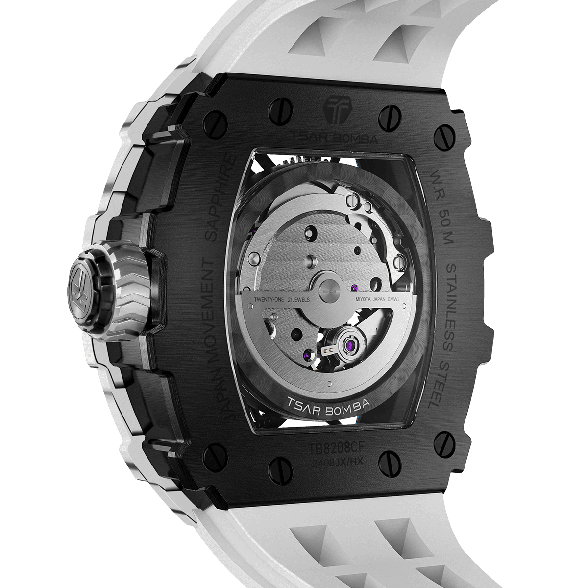 Luxury Carbon Fiber Automatic Watch: Durable, Stylish, Precise Self-Winding Timepiece