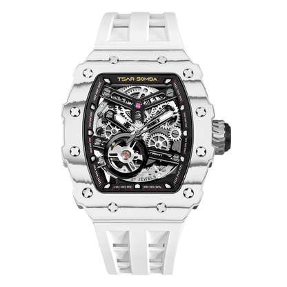 Luxury Carbon Fiber Automatic Watch: Durable, Stylish, Precise Self-Winding Timepiece