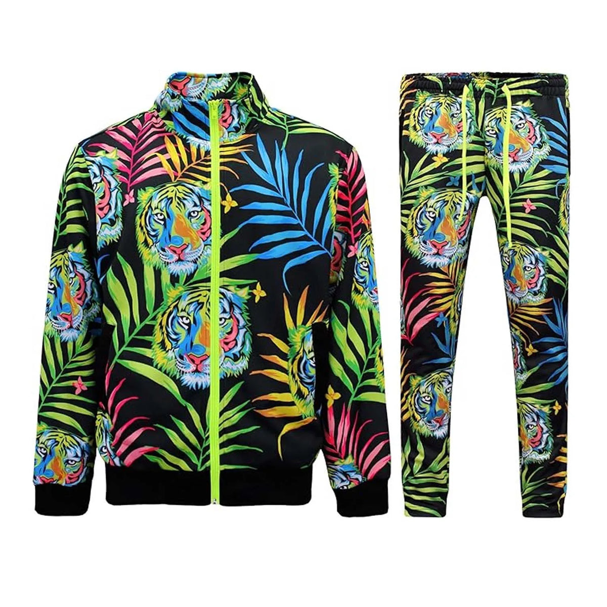 High Quality Winter 100% Cotton Streetwear Tracksuit Set With Side Stripes Custom Logo Stitching Jacket And Pant For Men 300 Gsm - Buy  Product on Alibaba.com