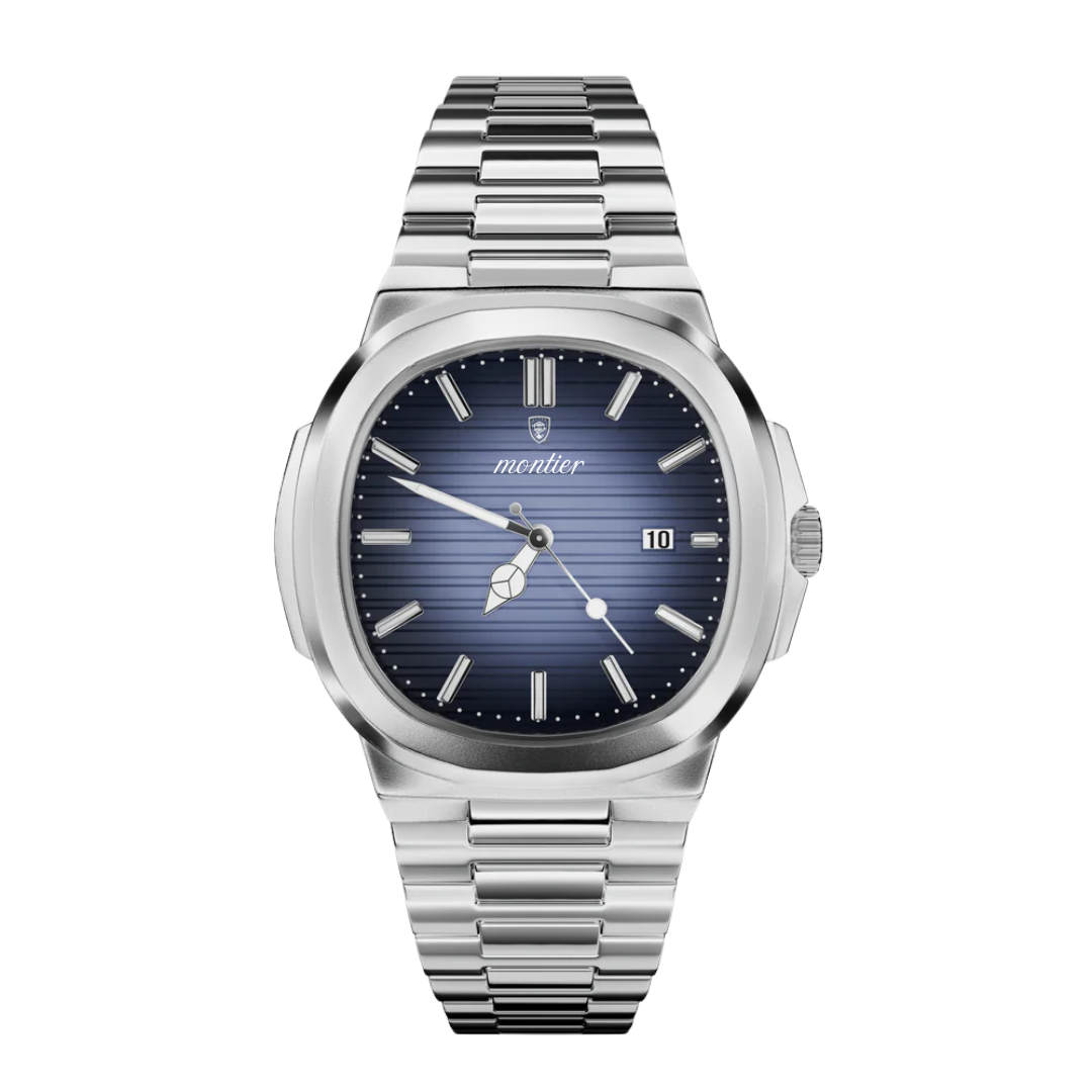 Sophisticated Minimalism in Stainless Steel Watch