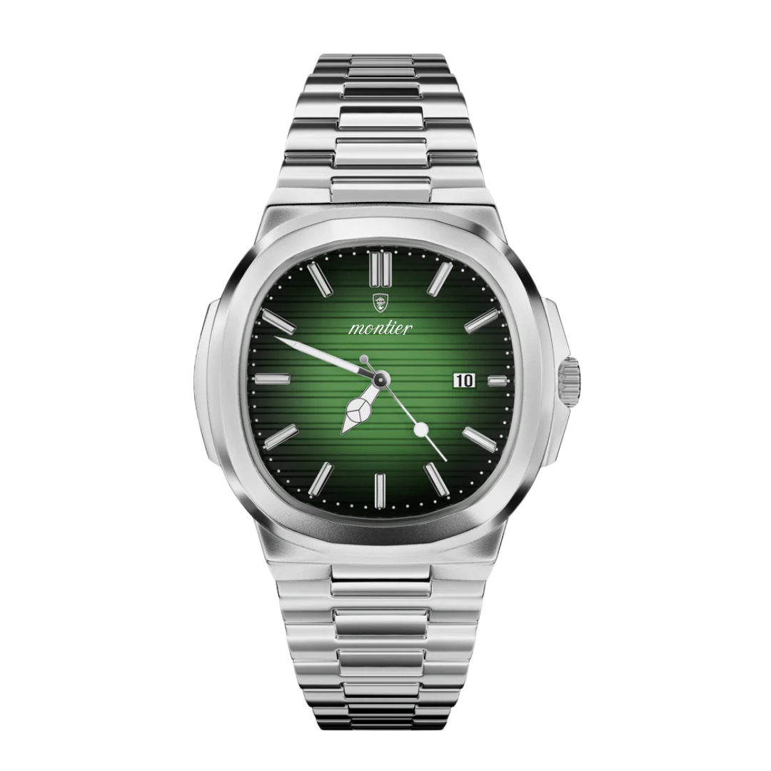 Sophisticated Minimalism in Stainless Steel Watch