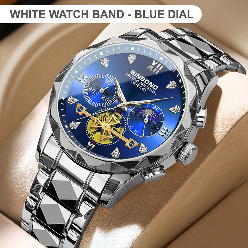🎁Men's Multifunctional Quartz Mechanical Watch