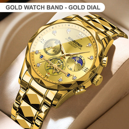 🎁Men's Multifunctional Quartz Mechanical Watch