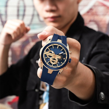 Stylish Sports Watch with Luminous Display