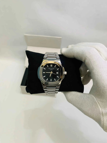 Imperial Noir – Signature Stainless Steel Watch for Men